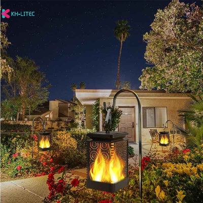 Eldsjäl- Solcellslykta med Flammande Effekt