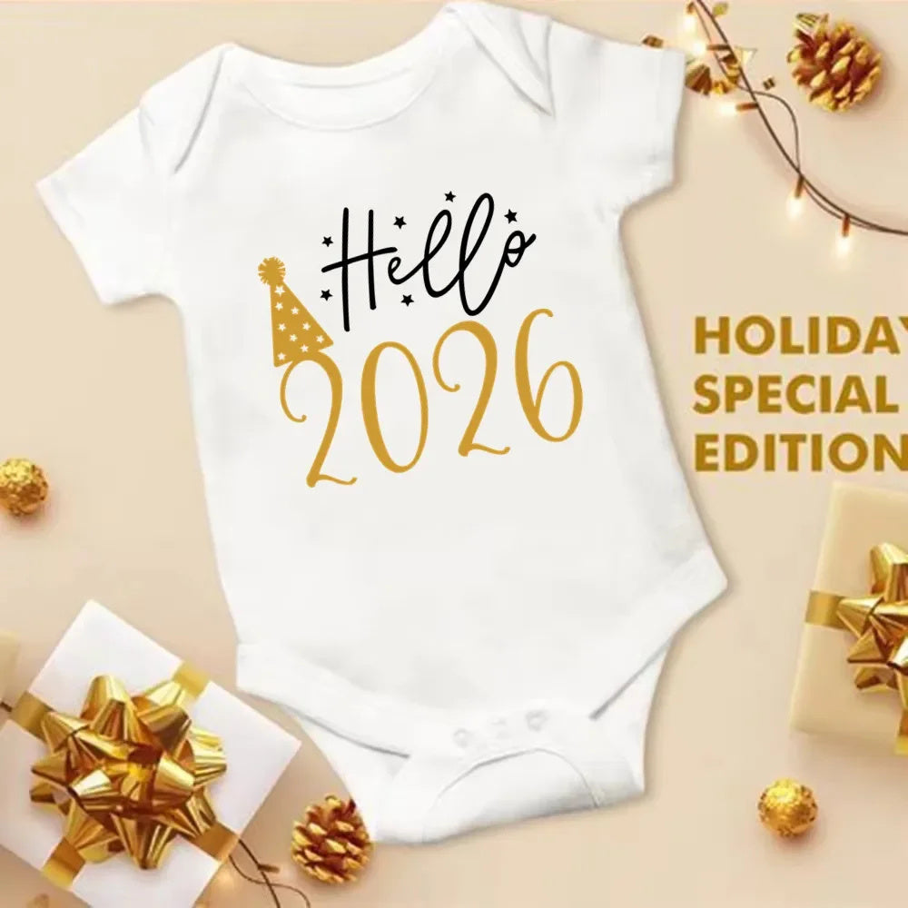 Hello 2026- Babybody i Bomull