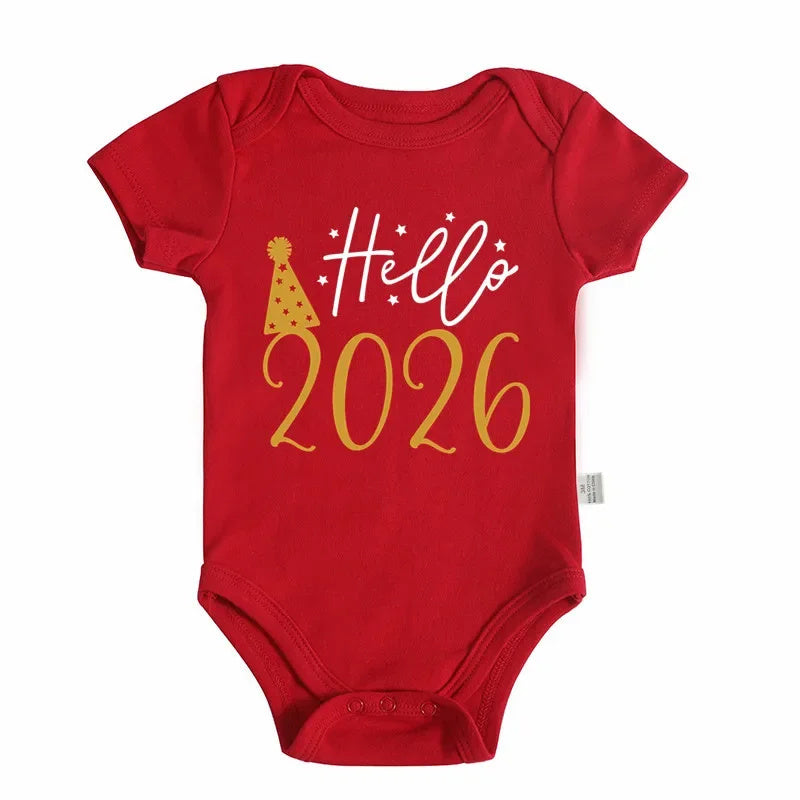 Hello 2026- Babybody i Bomull