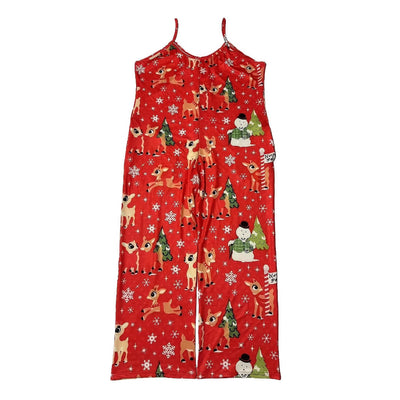 Julmys" – Festlig Ren- & Snöflinge-Mönster (Plus Size)